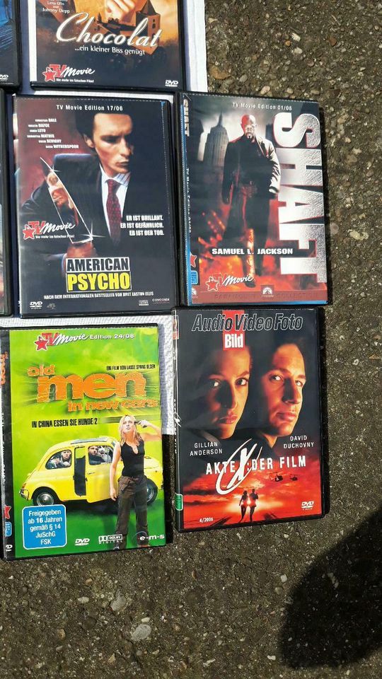 DVD Konvolut insgesamt 62 Hüllen/ 97 Filme in Karlshuld