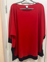 Shirt- Pulli rot m. marineblauen Absetzungen von Heine. Gr:40.Neu Nordrhein-Westfalen - Neuss Vorschau