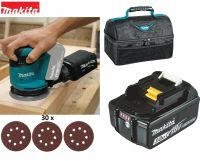 Makita DBO180 Exzenterschleifer 3,0 Ah Akku Schleifpapier Tasche Bayern - Erlangen Vorschau