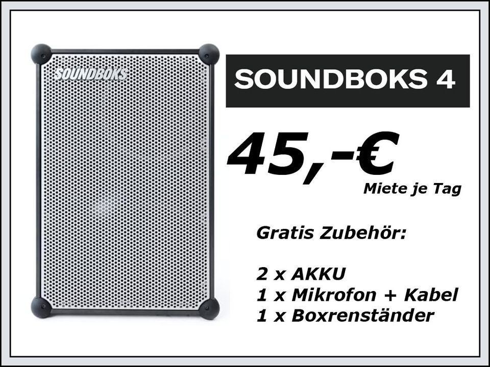 MIETEN: PA-Anlage, Musikanlage, QSC/JBL PA-Lautsprecher SET 1, Akku Bluetooth Boxen, Soundboks, PA-System mit Powerstation Akku, Aktivboxen, Monitor-Boxen, Subwoofer /// Verleih /// RENTAL Service in Berlin