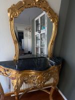Spiegel Gold , mit Tisch , Schminkspiegel Sachsen-Anhalt - Stendal Vorschau