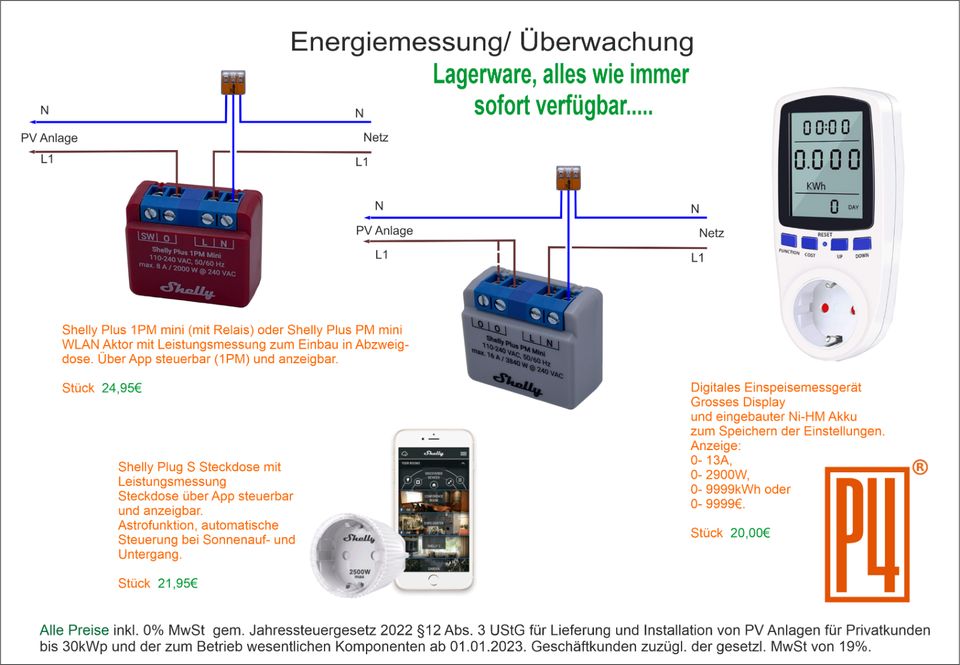 P4 Balkonkraftwerk 435 Wp, Hoymiles HM- 400 , sofort verfügbar in Bubesheim