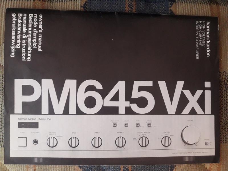 Used Harman Kardon PM645 Vxi Integrated amplifiers for Sale Used Harman Kardon PM645 Vxi Integrated amplifiers for Sale