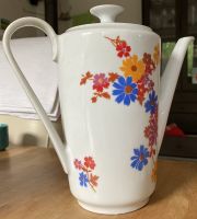 Kaffeekanne mit Blumenmuster retro 7ziger Nordrhein-Westfalen - Detmold Vorschau