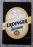 Werbe Blechschild ERDINGER URWEISSE Bayern - Edling Vorschau