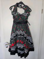 Hell Bunny Neckholderkleid Rockabillykleid Kirschen Baden-Württemberg - Althengstett Vorschau