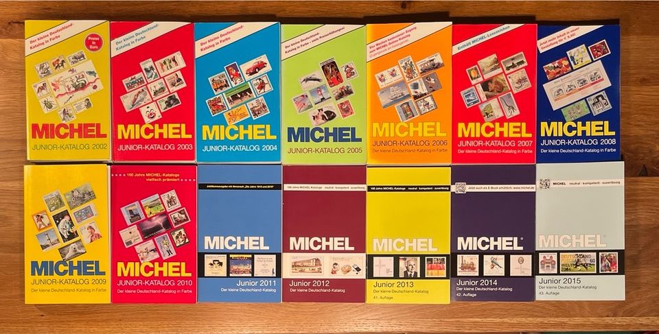 Michel Junior-Katalog 2002 bis 2015 Deutschland-Katalog in Farbe in Dortmund