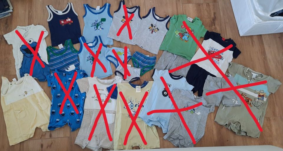 Baby Sachen Kleidung Größe 74/80 großes Set Sommer in Delitzsch