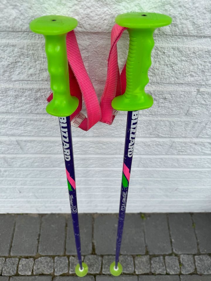 Skistöcke Blizzard Thermo V20 Retro grün lila pink 130cm in Lastrup