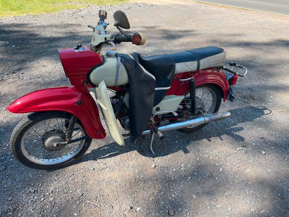 Simson Star SR 4-2/1 BJ.1981 KBA Papiere Knieblech Schlüssel in Kraftsdorf