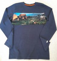 Fitz Jakoo Langarmshirt 176 182 marine Motiv Berge Natur Brandenburg - Hohen Neuendorf Vorschau