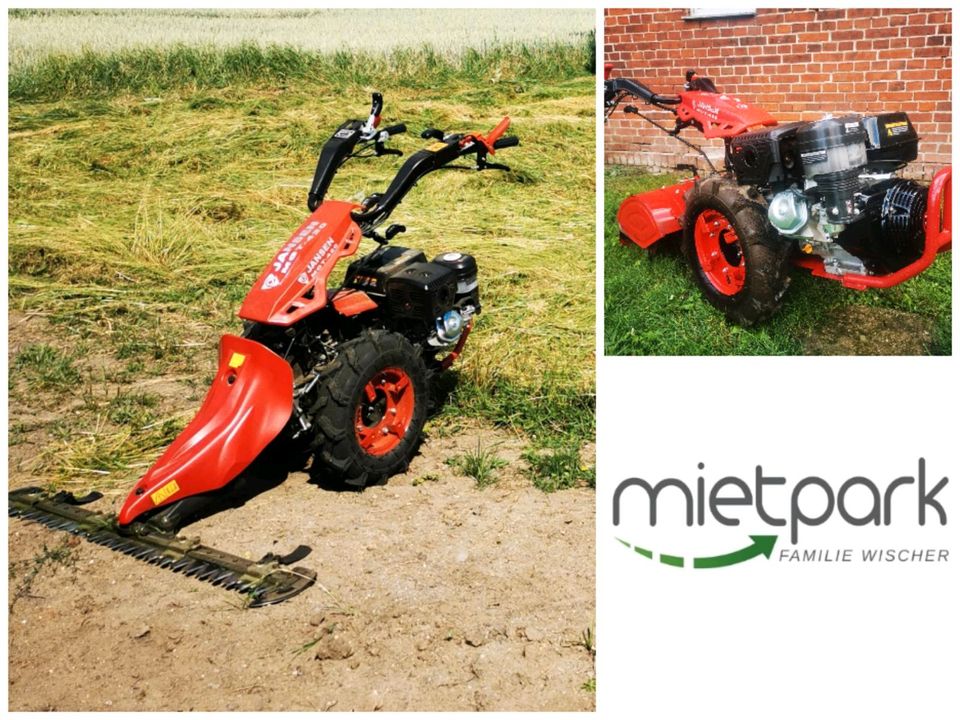 Profi Gartenfräse MIETEN Mähbalken Balkenmäher Jansen MGT420 in Sachsen