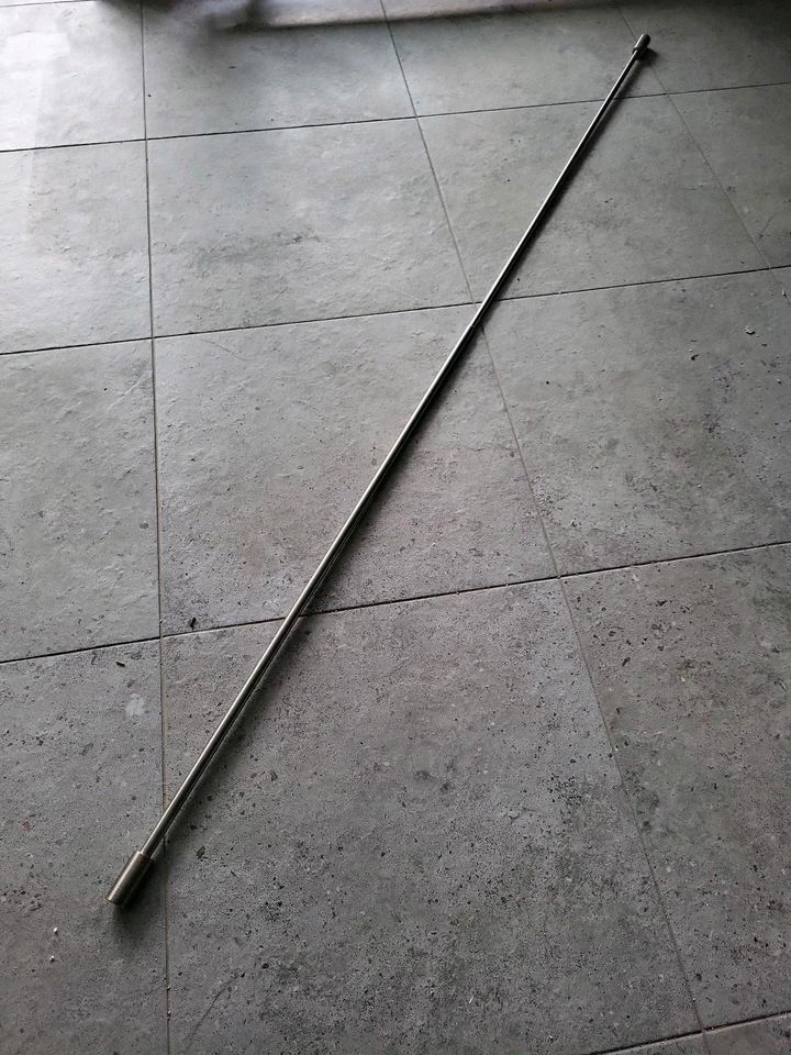 Vorhangsstange Metall Silber 120-217 cm in Seelze