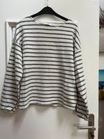 Schöner CLOSED Pulli Streifen Creme Grau Gr. M Nordrhein-Westfalen - Krefeld Vorschau