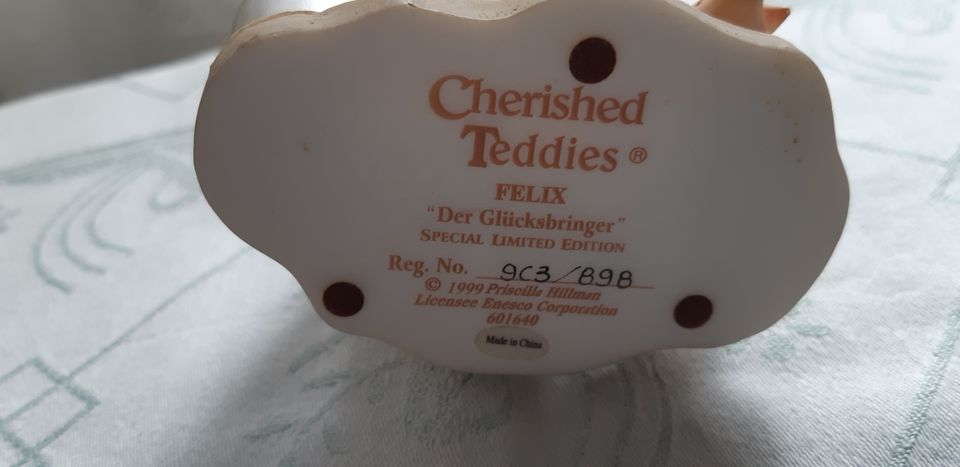 Cherished Teddies - Felix "Der Glücksbringer" - Limited Edition in Gemünden (Hunsrück)