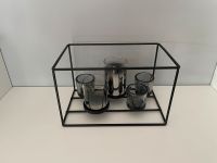 Teelichthalter York schwarz Glas Metall Kerzenhalter Ständer Schleswig-Holstein - Neumünster Vorschau