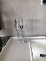 „Paulaner“ Bierstiefel 23,5 cm hoch 0,5l . Nordrhein-Westfalen - Heek Vorschau