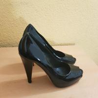 Bally damen High Heels gr.38 Schwarz fast Neu, Lackleder West - Unterliederbach Vorschau