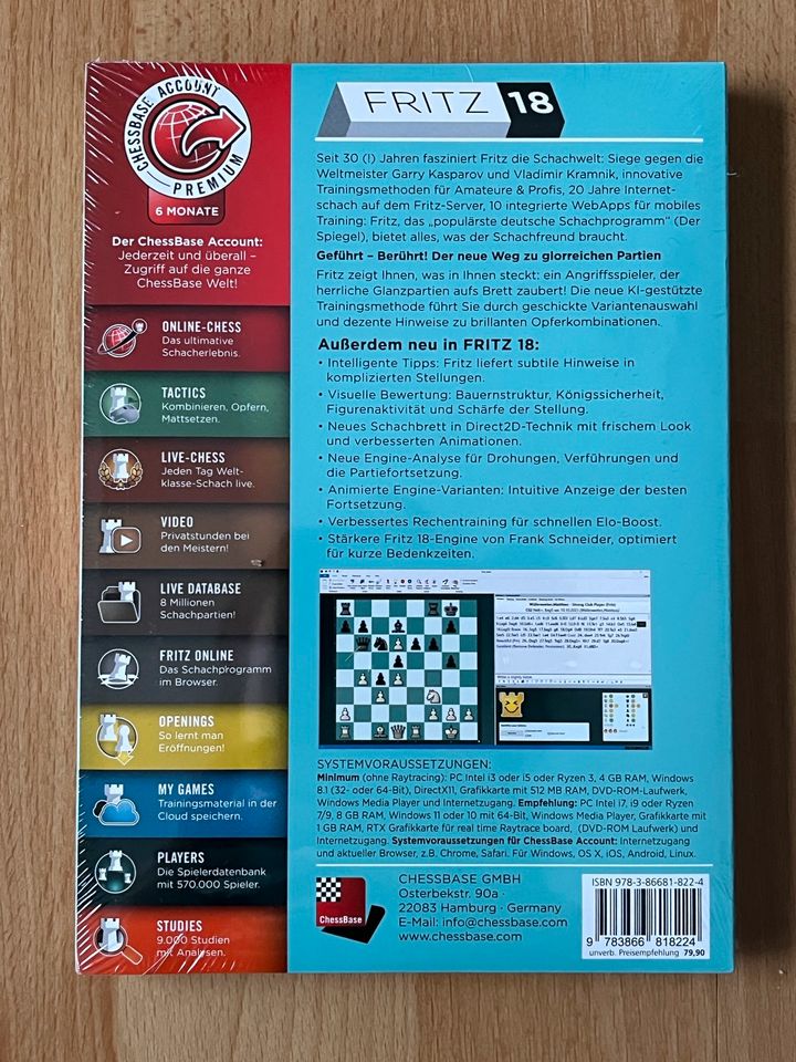 Fritz 18 PC-Schachprogramm von ChessBase *NEU* in Mecklenburg-Vorpommern -  Pasewalk | Software gebraucht kaufen | eBay Kleinanzeigen ist jetzt  Kleinanzeigen