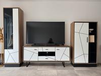 Wohnwand inkl. Highboard, Lowboard und Vitrine Bayern - Augsburg Vorschau