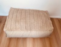 Broste Copenhagen XXL Sitzkissen Pouf Beige Strick Niedersachsen - Hameln Vorschau