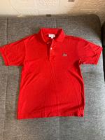 lacoste t-shirt in kräftigem rot Bayern - Obertraubling Vorschau