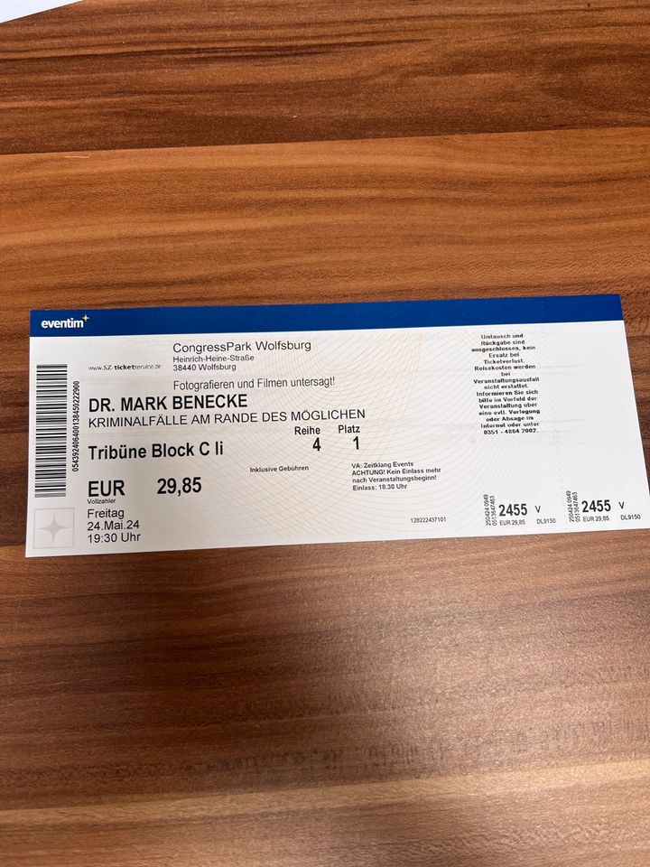 Dr. Mark Benecke - Wolfsburg 24.05.24 in Berlin