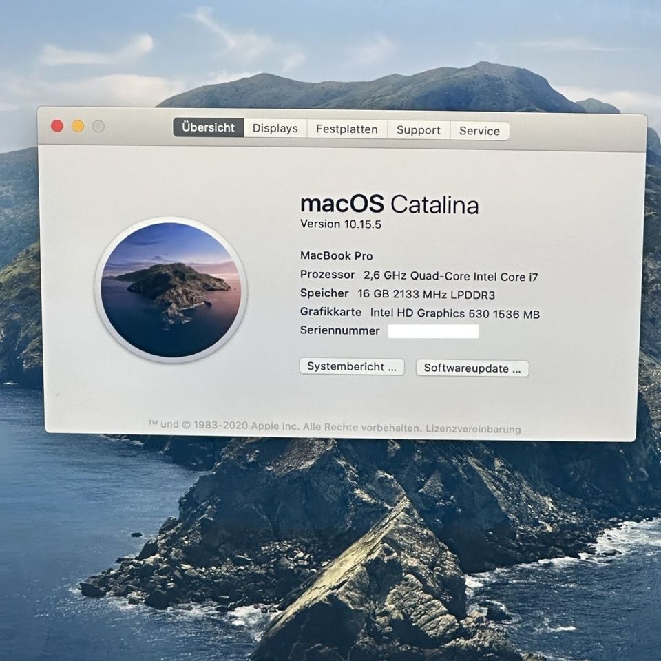 ⭐️❌ MacBook Pro 15'' A1707 2015 i7 2,6GHz 16GB 256GB⭐️❌ M97 in Berlin