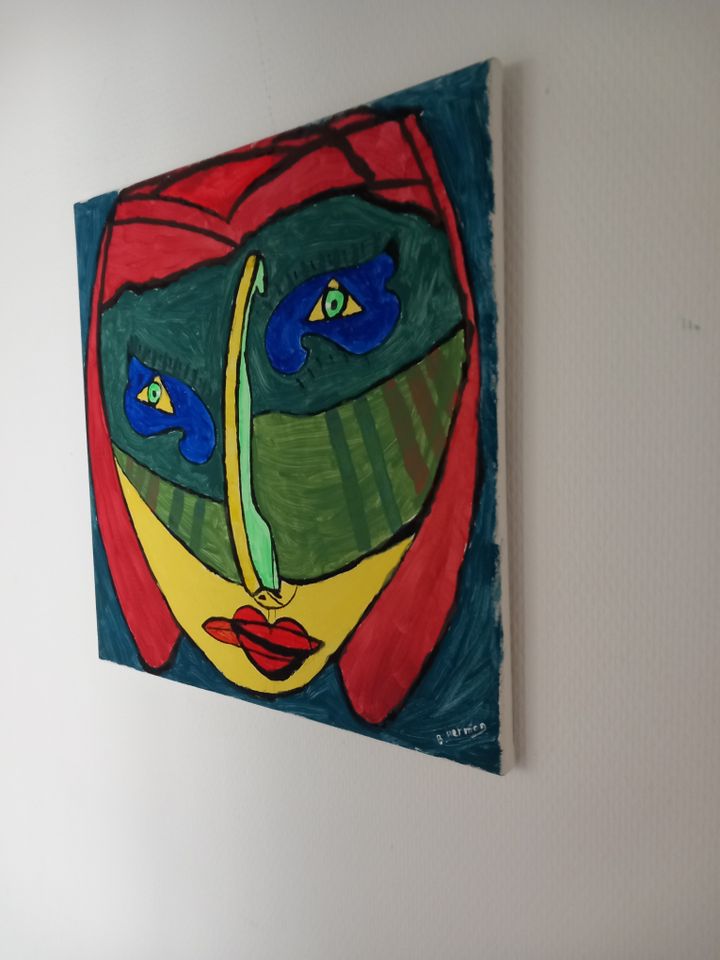 Gemälde Akryl auf Leinwand 40x40. Signiert . Handgemalt in Wuppertal