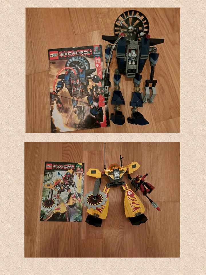 DOPPELPACK: Lego Exoforce 7703 & 8113 Mech Roboter in Ismaning