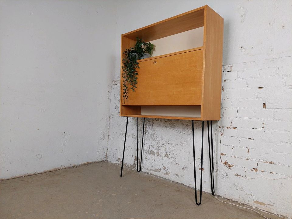 Vintage Hellerau 430 Highboard Sekretär 60er 70er DDR Schrank in Berlin