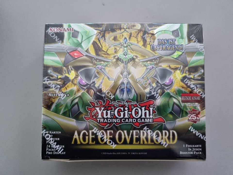Age of Overlord Yugioh Yu-Gi-Oh Display Deutsch erste Auflage in Lünen