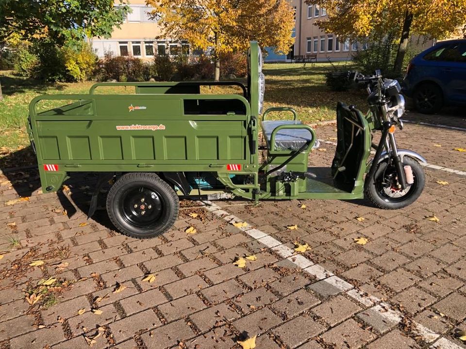 AMR Elektro Cargo Pritsche Kipper 350 Basic ohne Kabine Lastendreirad Volta VT5 Green Speed Ape TukTuk TUCK TUCK Cargo Runner MEGA VOLTA in Waren (Müritz)