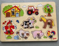 Goki Steckpuzzle Holz Spielzeug Puzzle Bauernhof Bayern - Deining Vorschau