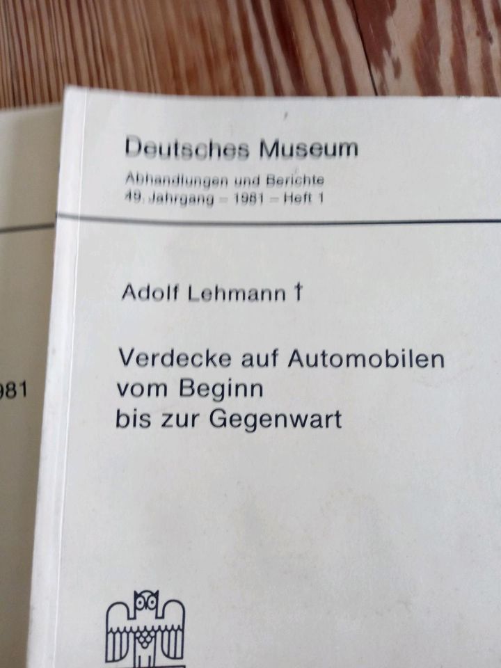 Cabrio Verdecke Mercedes usw. Dt. Museum in Neuötting