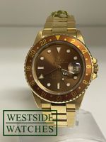 ROLEX GMT MASTER II 18K GOLD LC100 ROOTBEER 16718 BOX PAPERS Baden-Württemberg - Karlsruhe Vorschau