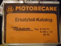 Motobecane Mobylette Typ N140TL, N150-L-LC, 50 VL Ersatzteilkat. Hessen - Biebergemünd Vorschau