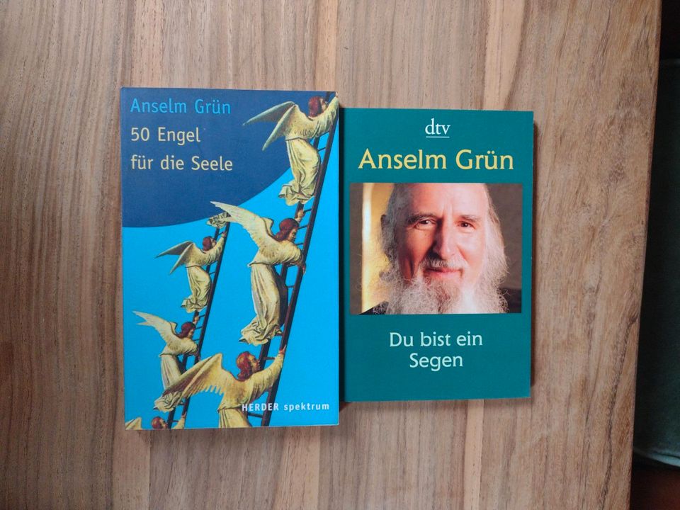 2 Bücher Anselm Grün du bist ein Segen, 50 Engel für die Seele in Schwaikheim