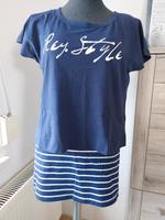 Laura T 2teiliges Set, Top & Kurzshirt, blau/weiß, Gr. M Sachsen - Werdau Vorschau