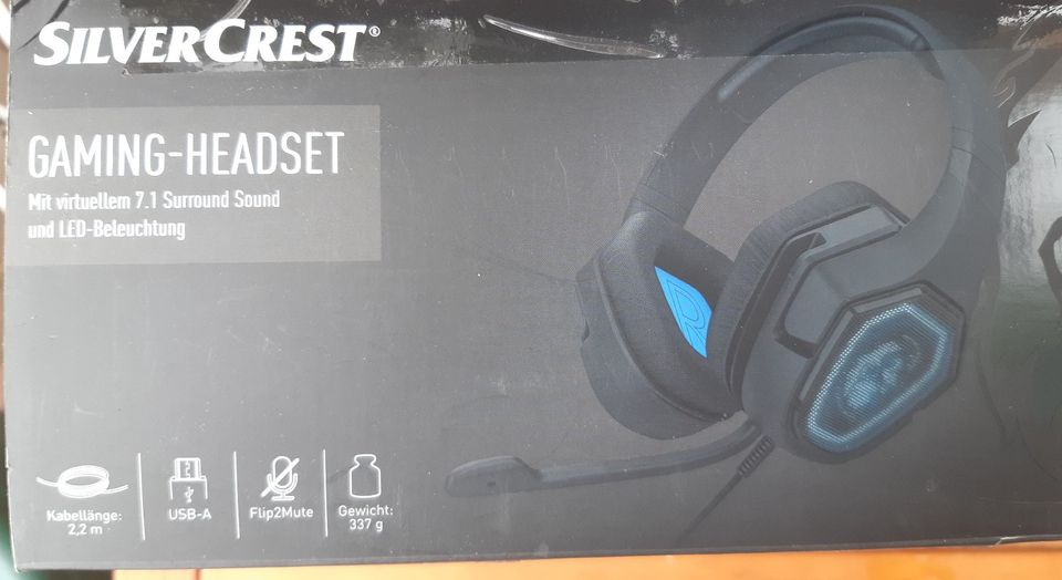 SILVERCREST® Gaming Headset 7.1 Surround LED Beleuchtung in Sachsen - Bad  Gottleuba-Berggießhübel | Lautsprecher & Kopfhörer gebraucht kaufen | eBay  Kleinanzeigen ist jetzt Kleinanzeigen