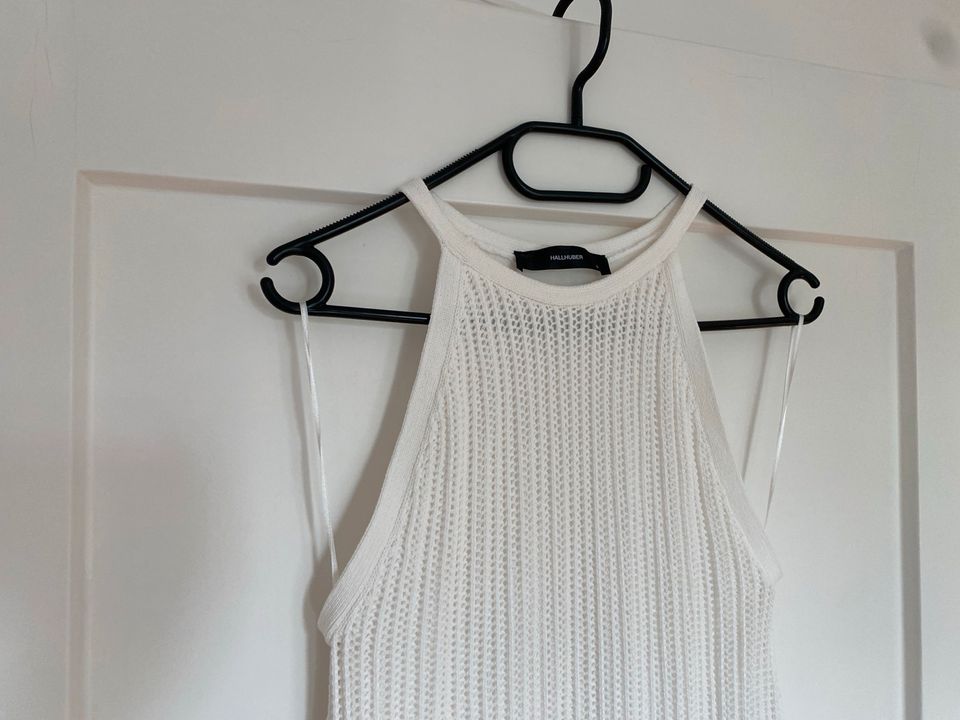 Hallhuber Neu Sommerkleid Strickkleid häkelkleid weiß 36 S kleid in München