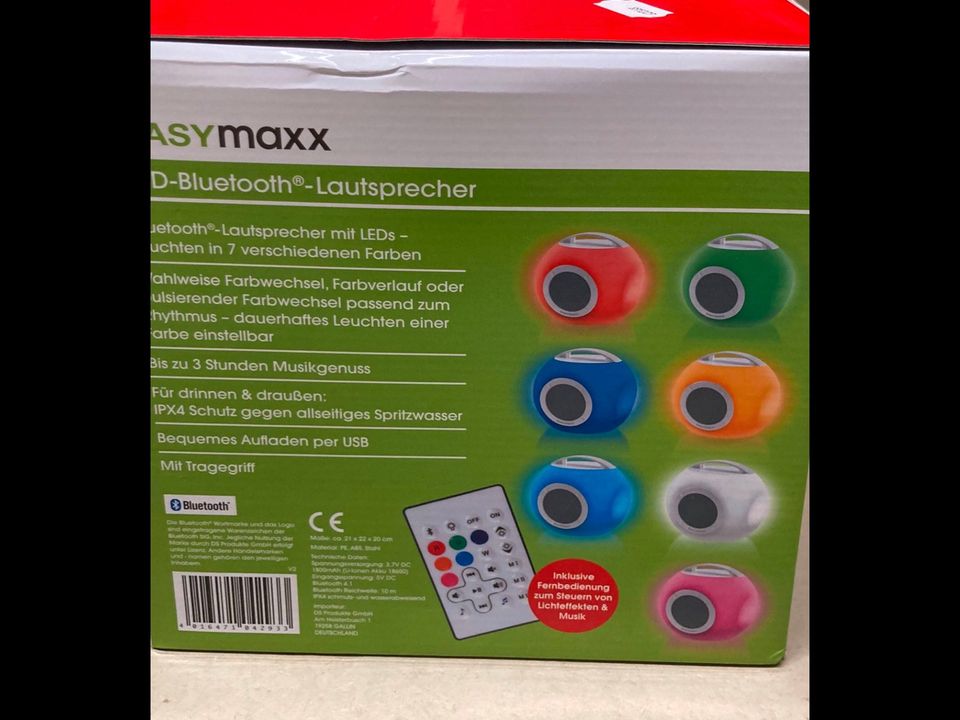 Bluetooth-Lautsprecher EasyMaxx LED in Düsseldorf