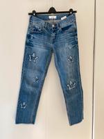 Jeans mit Sternenapplikationen, gerader Schnitt, Gr. 34 Bayern - Amberg b. Buchloe Vorschau