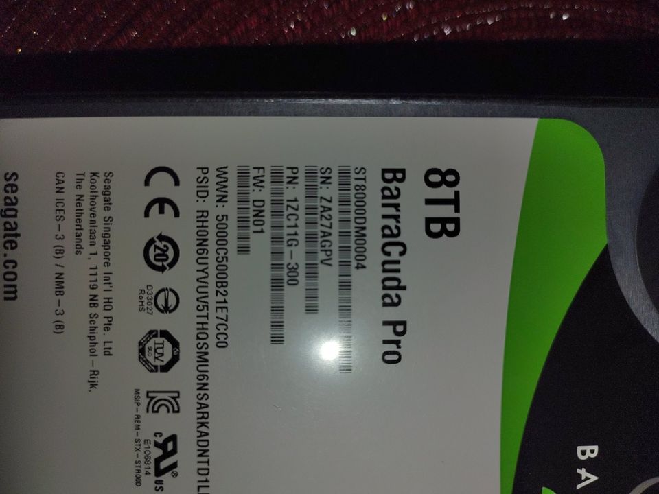 Seagate Barracuda Pro 8TB in Mönchengladbach