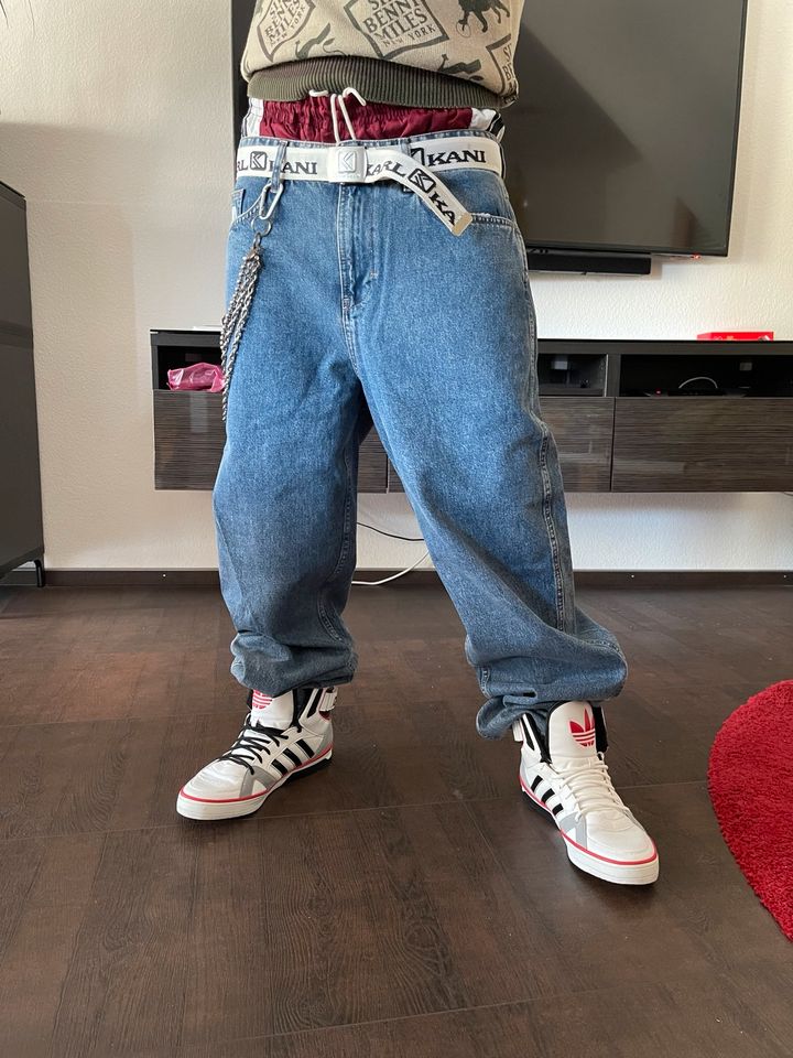 KARL KANI Sagger Baggy Jeans Gr.M/32 Pelle FUBU southpole ecko in Elzach