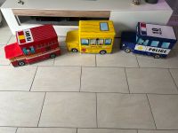 3 Spielzeugkisten Feuerwehr, Polizei, Schulbus, Aufbewahrungsbox Hessen - Baunatal Vorschau