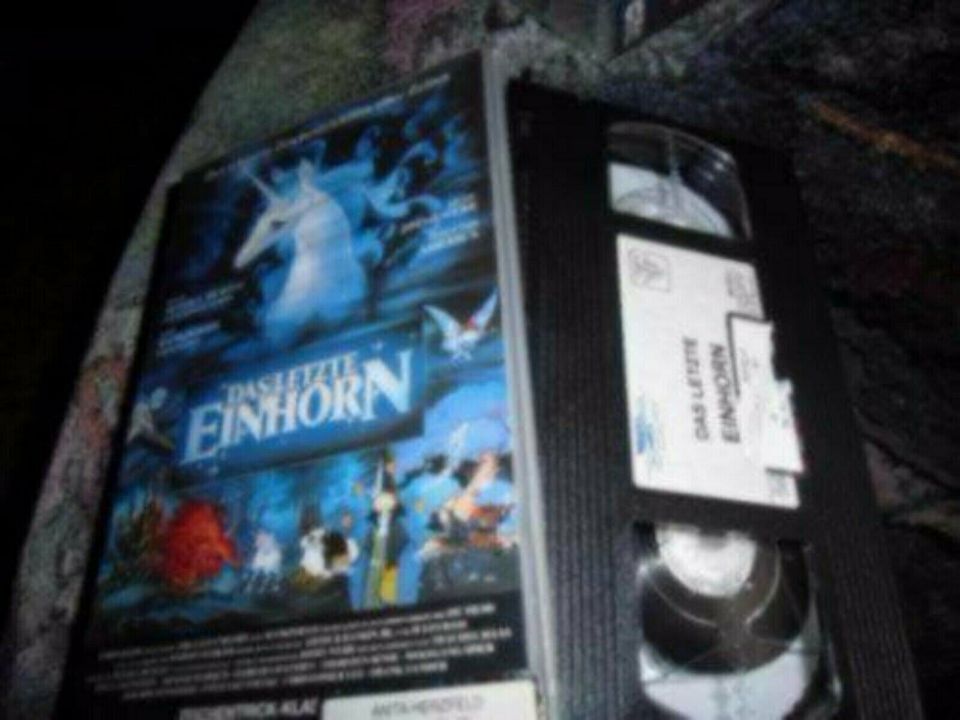 VHS Trickfiilm, "Das letzte Einhorn " ,84 Min.ab 0 J. in Schmölln