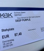 Konzertkarte Deep Purple in Salem Verkauf ODER Tausch Findorff - Findorff-Bürgerweide Vorschau