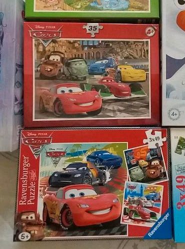 2 x Cars Puzzle abzugeben in Mehlbach