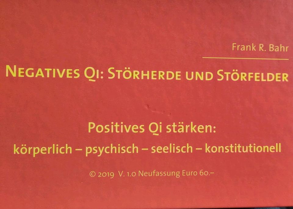 Frank R. Bahr: Negatives Qi: Störherde und Störfelder in Bremen